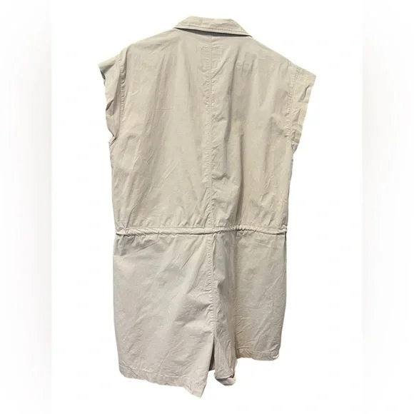 Celebrity Pink Khaki Button-Down Romper – XXL - Picture 3 of 7